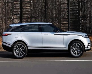 Grey Range Over Velar Car diamond painting