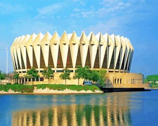 Hampton Coliseum diamond painting