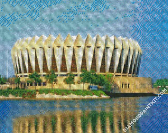 Hampton Coliseum diamond painting