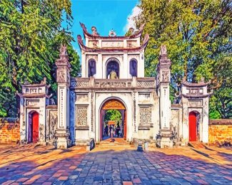 Hanoi Temple Of Literature diamond painting