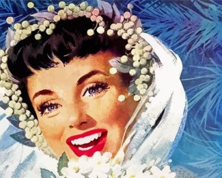 Happy Bride diamond painting