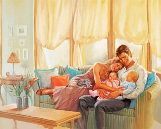 Happy Family diamond painting