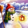 Happy Snowman diamond painting