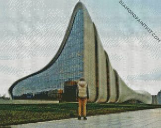 heydar aliyev Centre In Baku Azerbaijan diamond painting