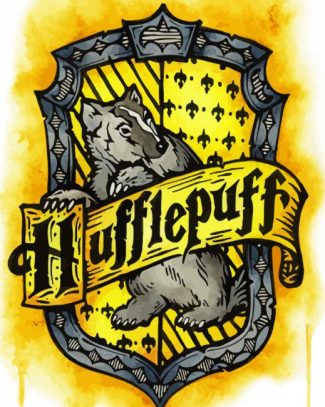 Hufflepuff Harry Potter diamond painting