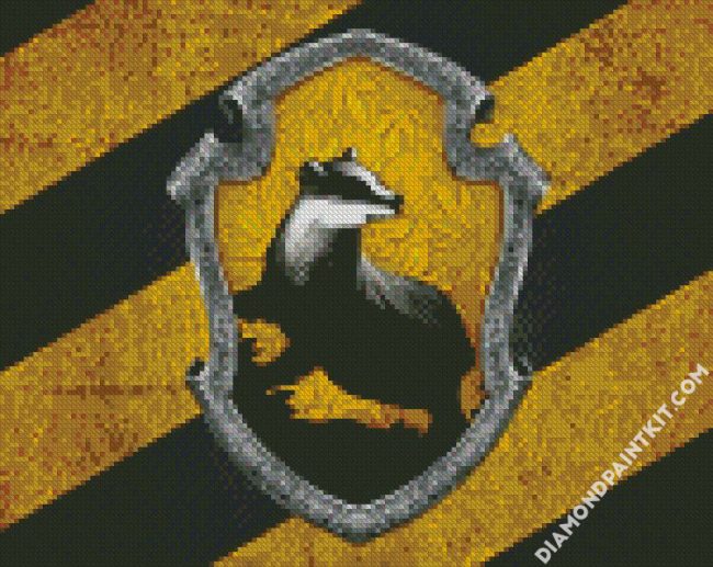 Hufflepuff Logo diamond painting