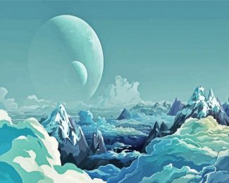 Iceberg Planet diamond painting