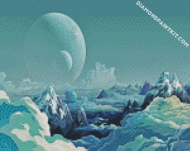 Iceberg Planet diamond painting