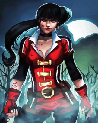 Illustration Vampirella diamond painting