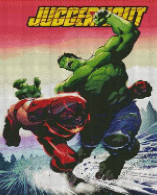 Juggernaut And Hulk diamond painting