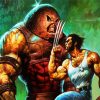 Juggernaut And Wolverine diamond painting