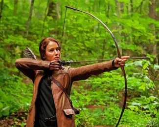 Katniss Everdeen Hunger Games Film diamond painting