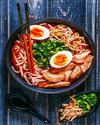 Korean Ramen diamond painting