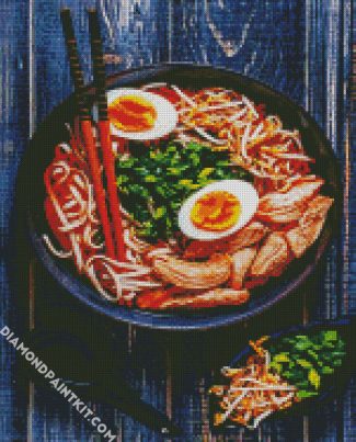 Korean Ramen diamond painting