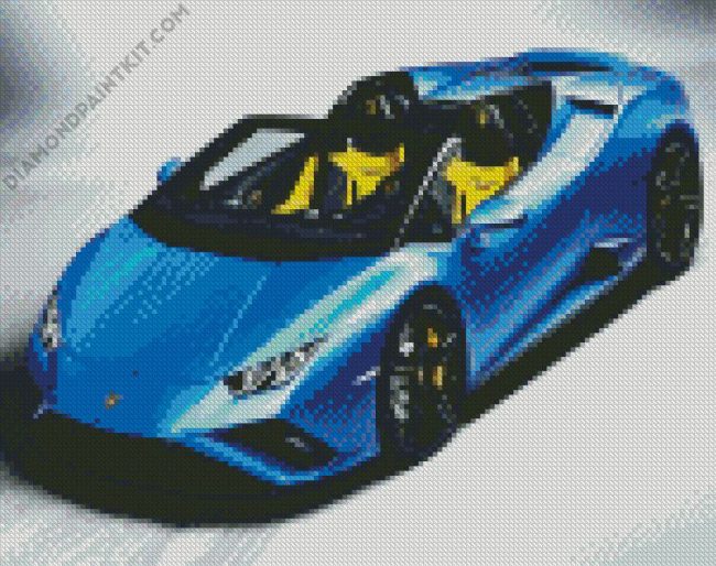 Lamborghini Huracan diamond painting