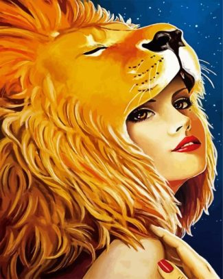 Leo Lady diamond painting