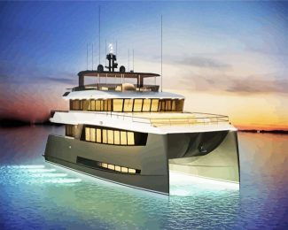 Luxury Catamaran diamond painting