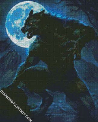 Mad Werewolf diamond painting