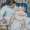 Mary Cassatt Mother About To Wash Her Sleepy Child diamond painting