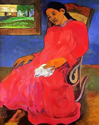 Melancholic Paul Gauguin diamond painting