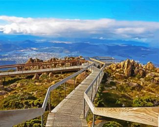 Mount Wellington Hobart diamond painting