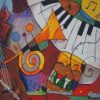 Music Cubism diamond painting