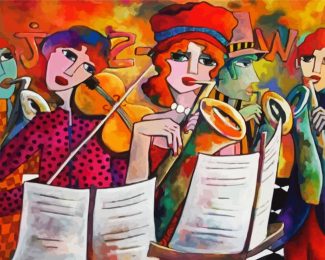 Musician Ladies diamond painting