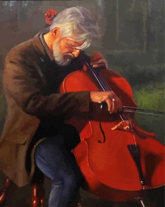 Musician Man diamond painting