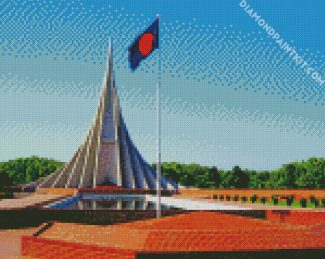 National Martyr's Monument Bangladesh Asia diamond painting