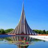 National Martyr's Monument Reflection Bangladesh diamond painting