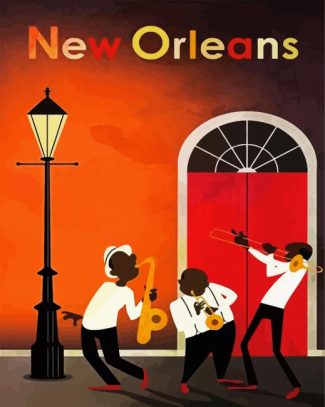 New Orleans diamond painting