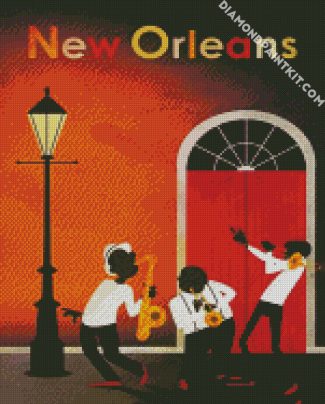 New Orleans diamond painting