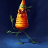 Ninja Carrot diamond painting