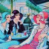 Parisian Deco Ladies diamond painting