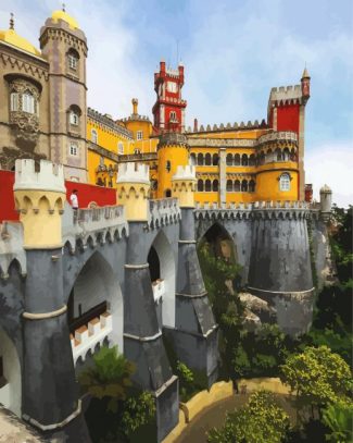 Pena Palace diamond painting