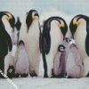 Penguins Family diamond painting