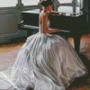 Piano Woman diamond paintings