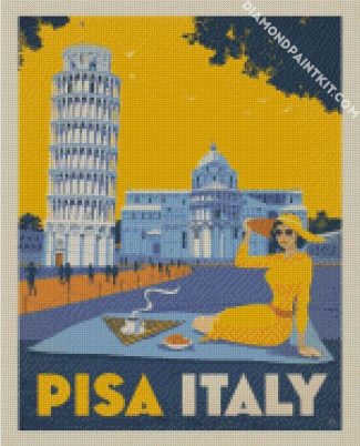 Pisa Italy diamond painting