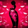 Pregnant Floral Lady diamond painting