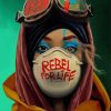 Rebel Girl diamond painting