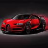 Red Bugatti diamond painting