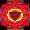 Red Yantra diamond painting