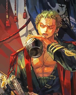 Roronoa Zoro One Piece diamond painting