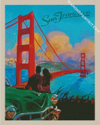 San Fransisco Couple diamond painting