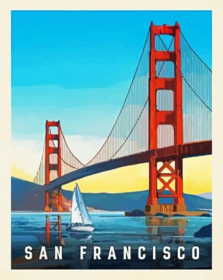 San Fransisco diamond painting