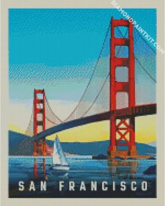 San Fransisco diamond painting