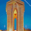 shahidlar Monument In Baku diamond painting