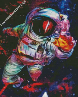 Space Man diamond painting