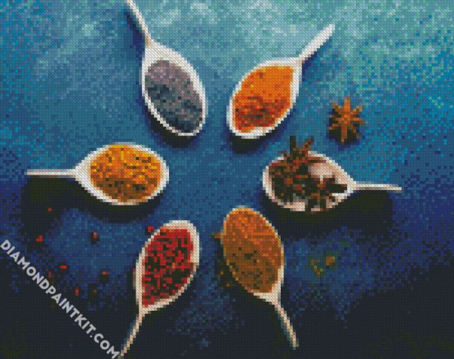 Spices And Dried Herbs diamond painting