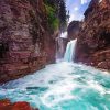 St Marry Falls Glacier National Park diamond painting